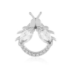 Pendentif en argent et Topaze blanche