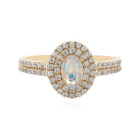 Bague en or et Opale Welo