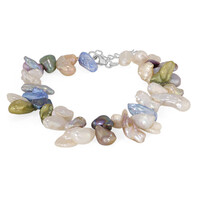 Bracelet en argent et Perle de culture d'eau douce