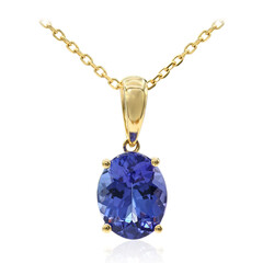 Collier en or et Tanzanite AAA (CIRARI)