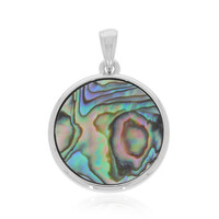 Pendentif en argent et Coquillage d'Abalone