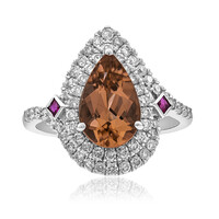 Bague en or et Tourmaline néon du Congo (CIRARI)