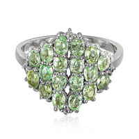 Bague en argent et Tourmaline Paraïba