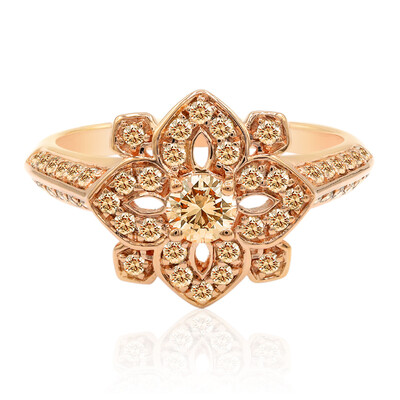 Bague en or et Diamant rose de France SI1 d'Argyle  (Annette)
