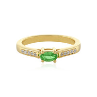 Bague en argent et Grenat Tsavorite