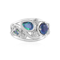 Bague en argent et Opale Mezezo