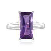 Bague en argent et Améthyste de Zambie