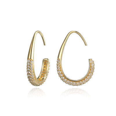 Boucles d'oreilles en argent et Zircon