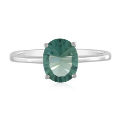 Bague en argent et Fluorite verte