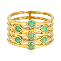 Bague en argent et Emeraude de Socoto