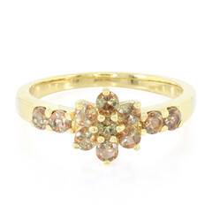 Bague en argent et Andalousite