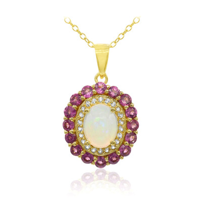 Collier en argent et Opale Welo