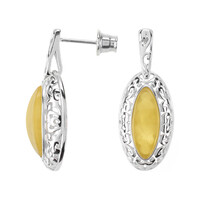 Boucles d'oreilles en argent et Ambre baltique