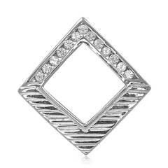 Pendentif en argent et Topaze blanche