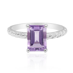 Bague en argent et Améthyste