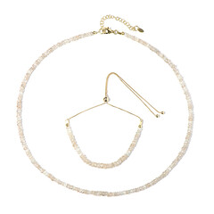 Parure en argent et Zircon Fancy