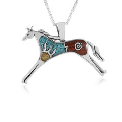 Collier en argent et Turquoise (Desert Chic)