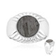 Bague en argent et Météorite d'Alétaï