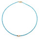 Collier en argent et Apatite bleue