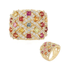 Bague en argent et Saphir