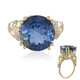 Bague en or et Fluorite à couleur changeante (de Melo)
