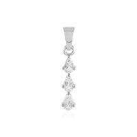 Pendentif en argent et Topaze blanche