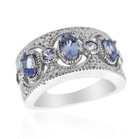 Bague en argent et Tanzanite
