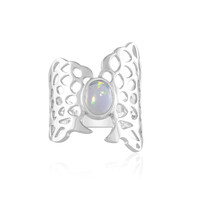 Bague en argent et Opale Welo