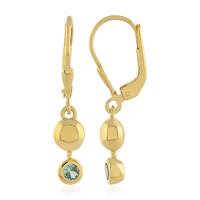 Boucles d'oreilles en argent et Zircon de Ratanakiri
