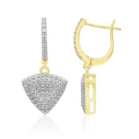 Boucles d'oreilles en or et Diamant SI2 (G)