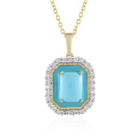 Pendentif en argent et Turquoise Sleeping Beauty