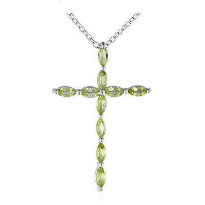 Collier en argent et Péridot