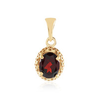 Pendentif en argent et Grenat du Mozambique