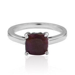 Bague en argent et Rubis