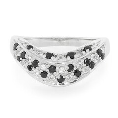 Bague en argent et Saphir blanc