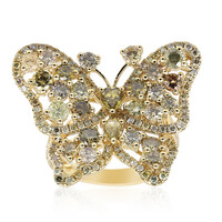 Bague en or et Diamant fancy SI2 (CIRARI)