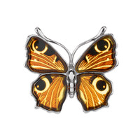 Pendentif en argent et Ambre baltique