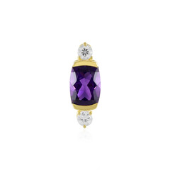 Pendentif en argent et Améthyste de Sibérie