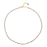 Collier en argent et Diamant champagne