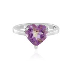 Bague en argent et Amétrine d'Anahi