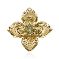 Pendentif en or et Diamant VS1 jaune