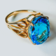 Bague en or et Topaze de Marambaia