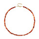 Collier en argent et Agate rouge