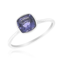 Bague en argent et Fluorite à couleur changeante