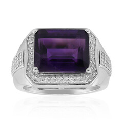 Bague en argent et Améthyste de Zambie