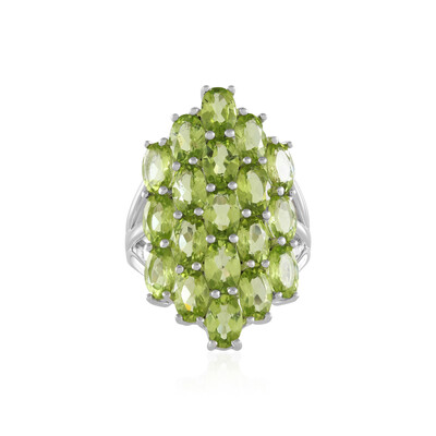 Bague en argent et Péridot