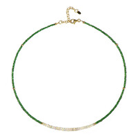 Collier en argent et Grenat Tsavorite