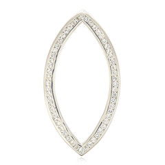 Pendentif en argent et Topaze blanche
