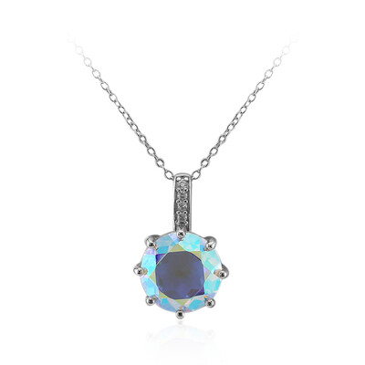 Collier en argent et Quartz Rayon de Lune