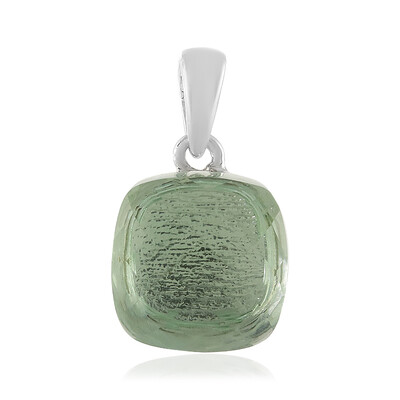 Pendentif en argent et Améthyste verte